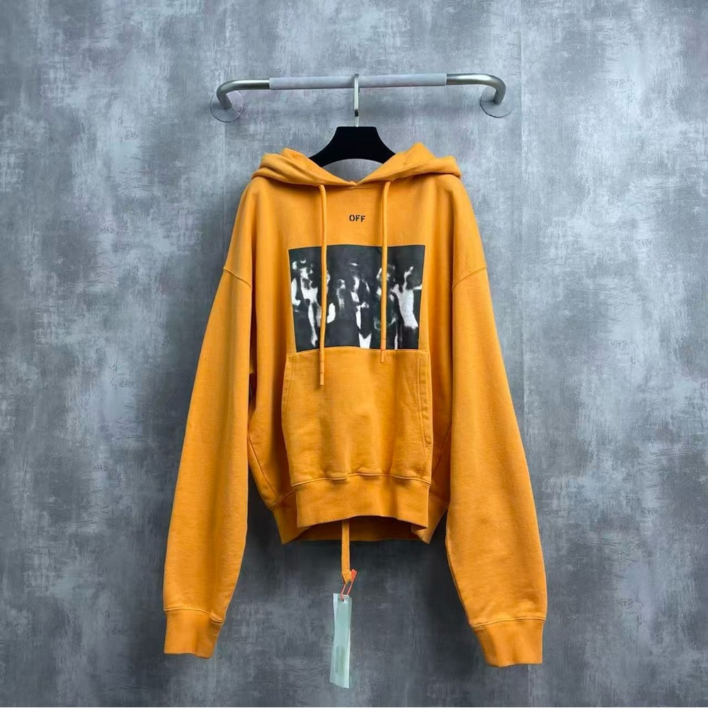 Authentic Off-White Tangerine Hoodie